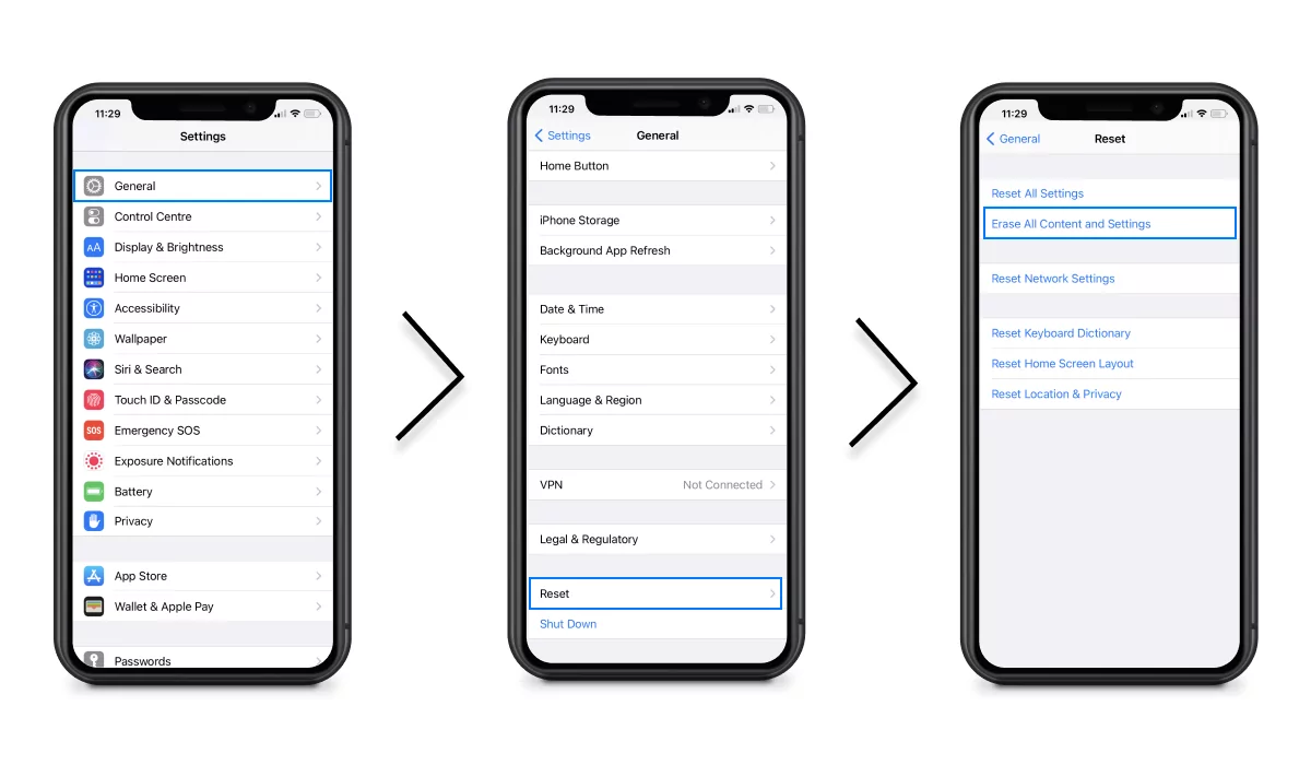 How to factory reset an iPhone or iPad_